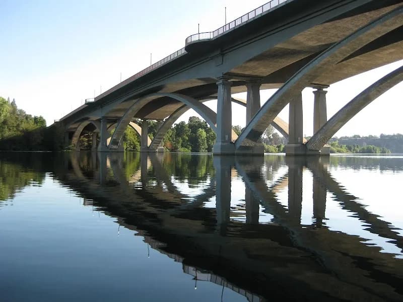 View of Lake Natoma in Folsom, CA