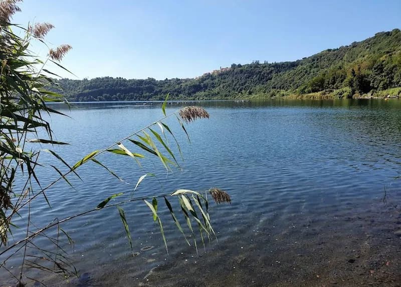 View of Lake Nemi in Castelli Romani, Lazio