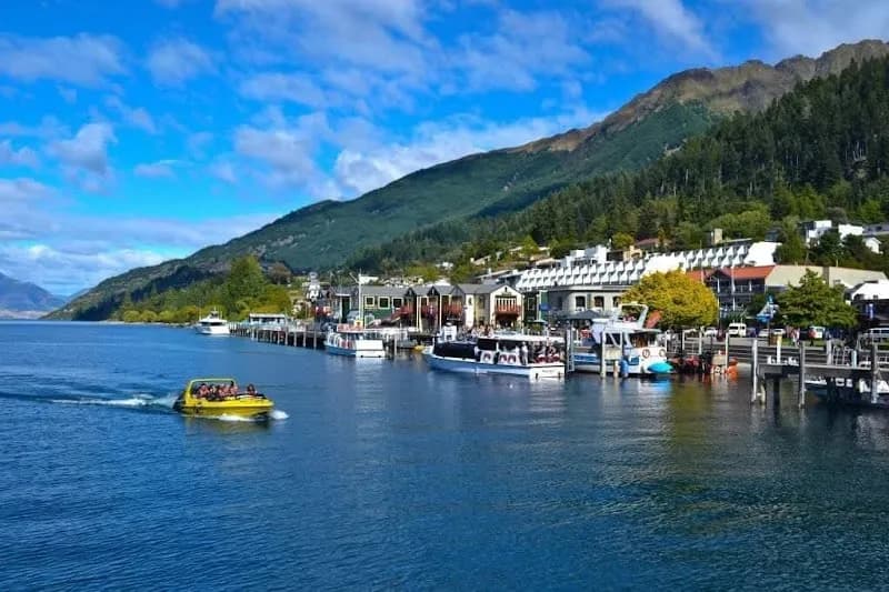 View of Lake Wakatipu in Queenstown, OTG