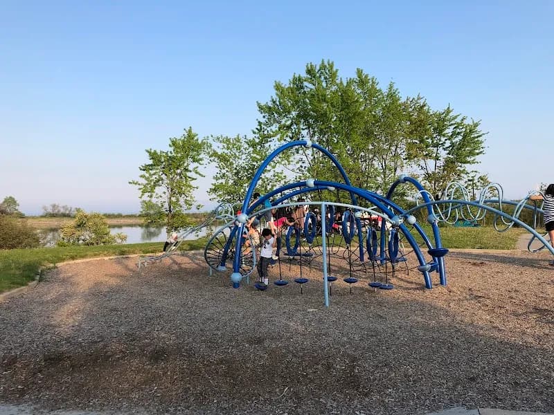 Lakefront Promenade Park park in Port Credit, ON