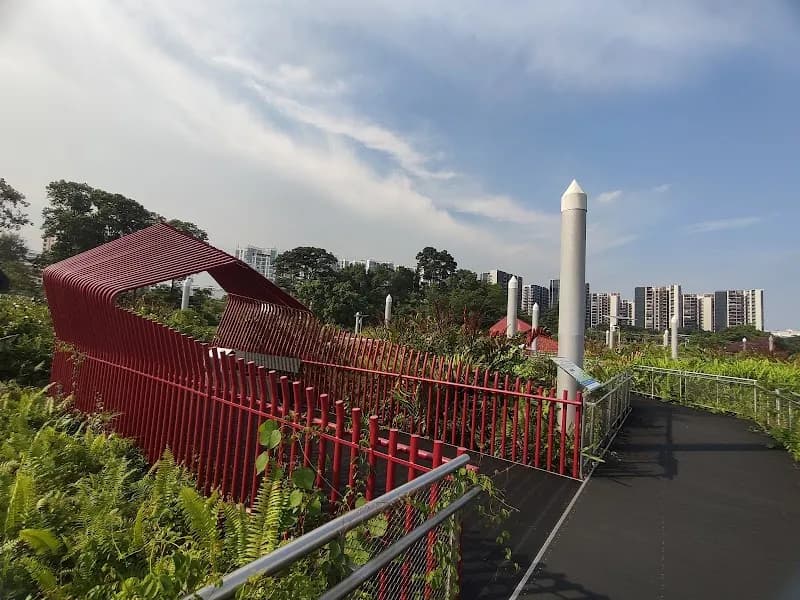 View of Lakeside Garden in Bukit Batok, SG