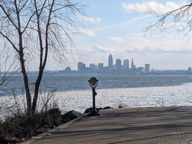 View of Lakewood Park in Cleveland, OH