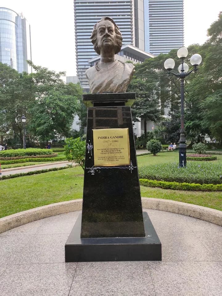 View of Ỷ Lan Park in Thanh Xuân, HN