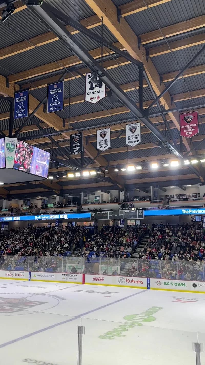 View of Langley Events Centre in Langley, BC