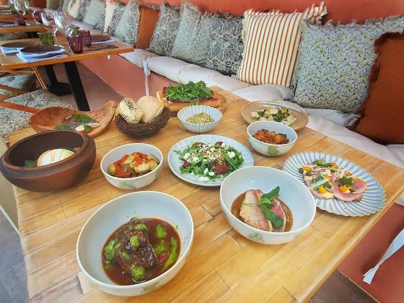 View of L'Archange Cafe in Villefranche-sur-Mer, PACA