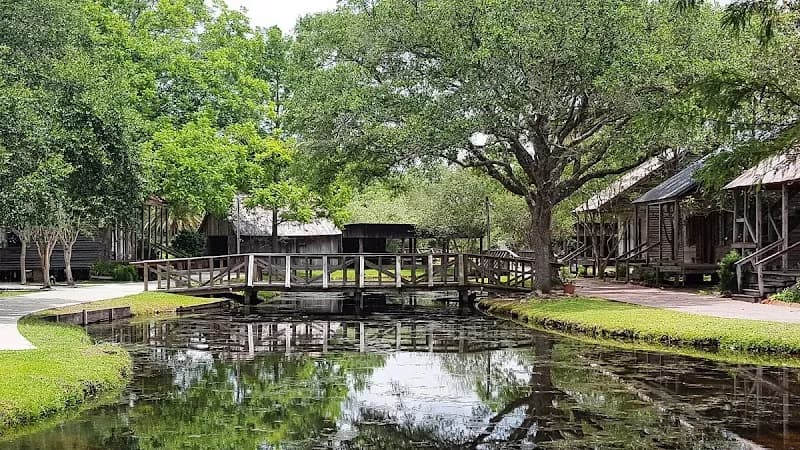 View of LARC's Acadian Village in Lafayette, LA