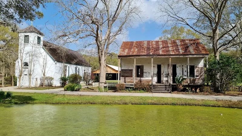 View of LARC's Acadian Village in Lafayette, LA