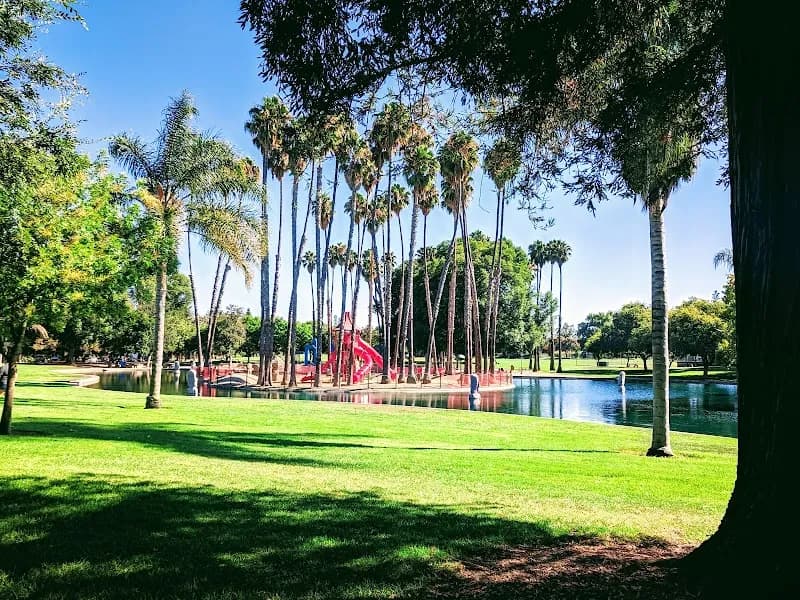 View of Las Palmas Park in Sunnyvale, CA