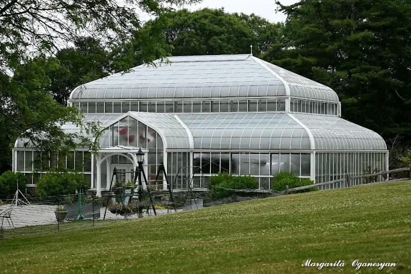 View of Lasdon Public Gardens and & Veterans Memorial in Westchester, NY