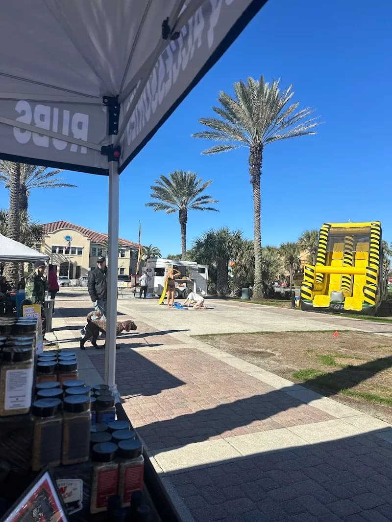 Latham Plaza parking lot in Jacksonville Beach, FL