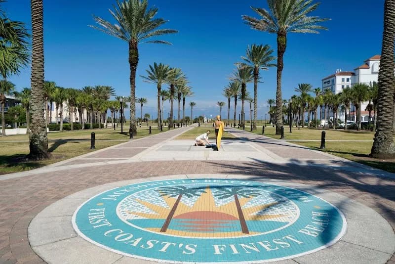 View of Latham Plaza in Jacksonville Beach, FL