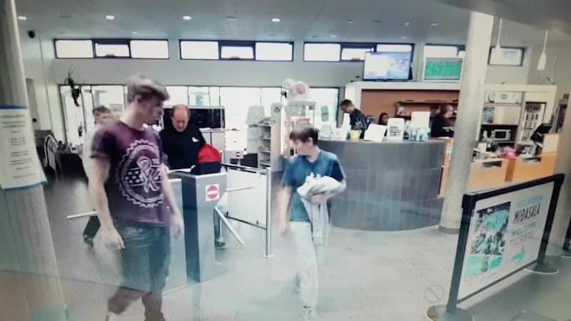 View of Laugardalslaug in Reykjavik, RVK