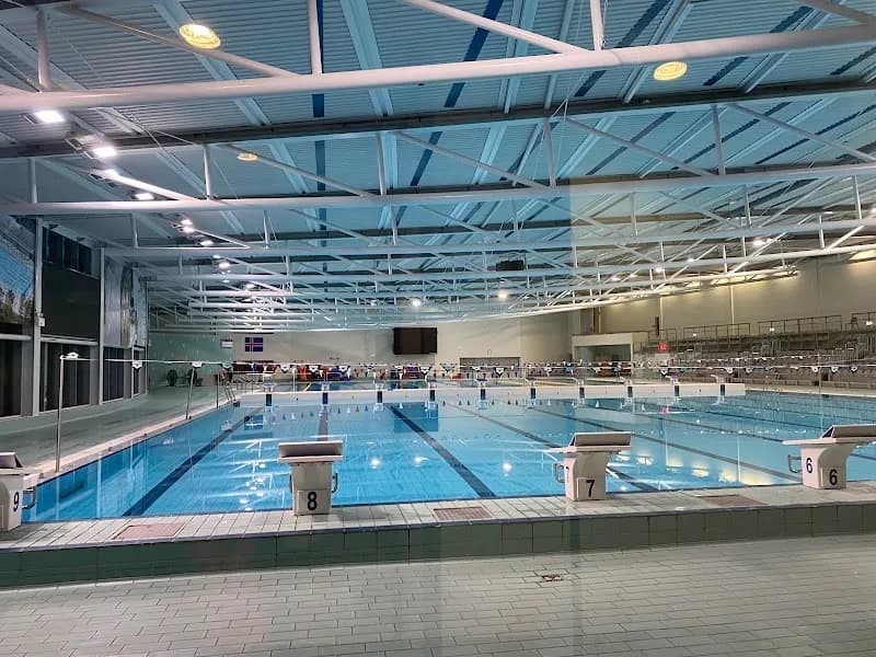 View of Laugardalslaug in Reykjavik, RVK