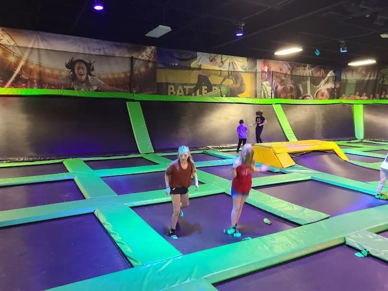 View of Launch Family Entertainment Park Norwood in Boston, MA