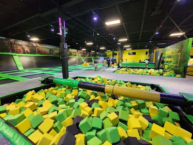 View of Launch Family Entertainment Park Norwood in Boston, MA