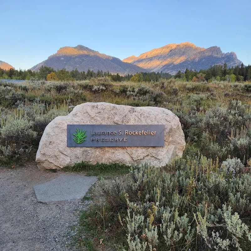View of Laurance S. Rockefeller Preserve in Jackson, WY