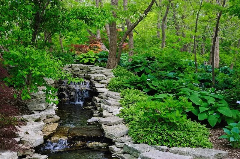 Lauritzen Gardens botanical garden in Omaha, NE