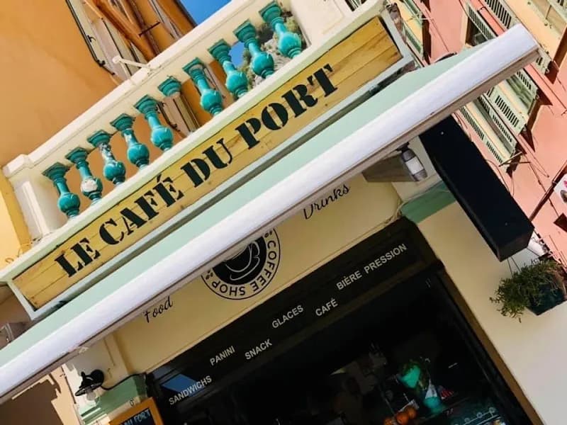 Le Café du Port cafe in Beaulieu-sur-Mer, PACA