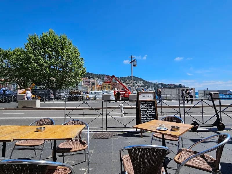 View of Le Café du Port in Beaulieu-sur-Mer, PACA