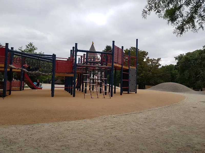 View of Île-Saint-Denis State Park in Saint-Denis, IDF