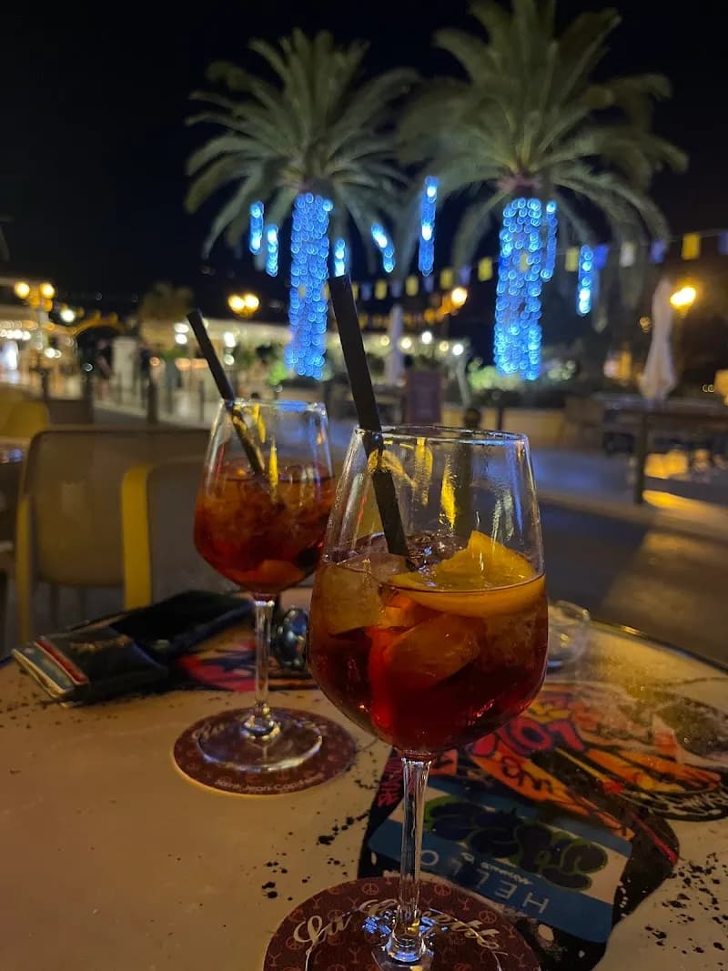 View of Le Sextantio Café in Saint-Jean-Cap-Ferrat, PACA