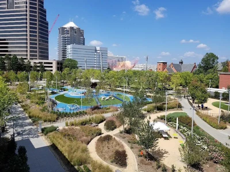 View of LeBauer Park @ Greensboro Downtown Parks, Inc. in Greensboro, NC