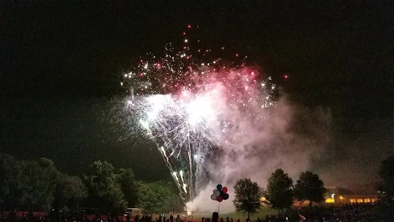 View of Lee Jordan Field in Takoma Park, MD