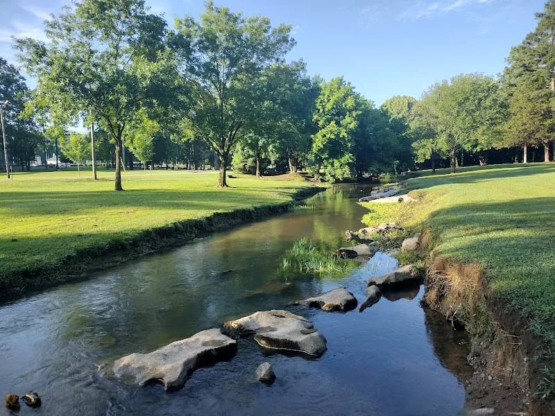 View of Leeds Memorial Park in Leeds, AL