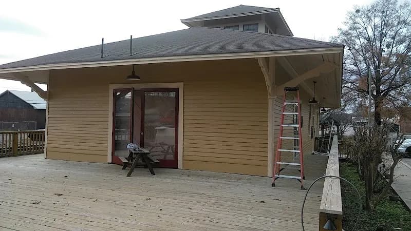 View of Leeds Railroad Depot in Leeds, AL