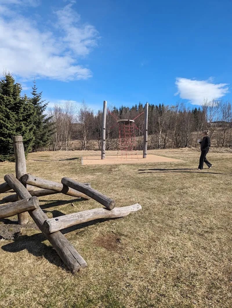 Leikvöllur playground in Mosfellsbær, CR