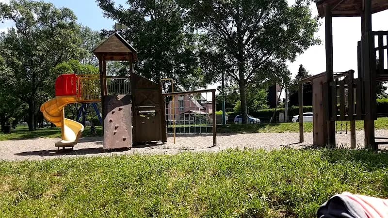 View of Leopoldau Playground at Schüttaustraße in Leopoldau, VIE