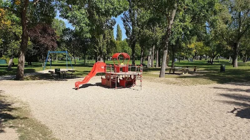 View of Leopoldau Playground at Schüttaustraße in Leopoldau, VIE