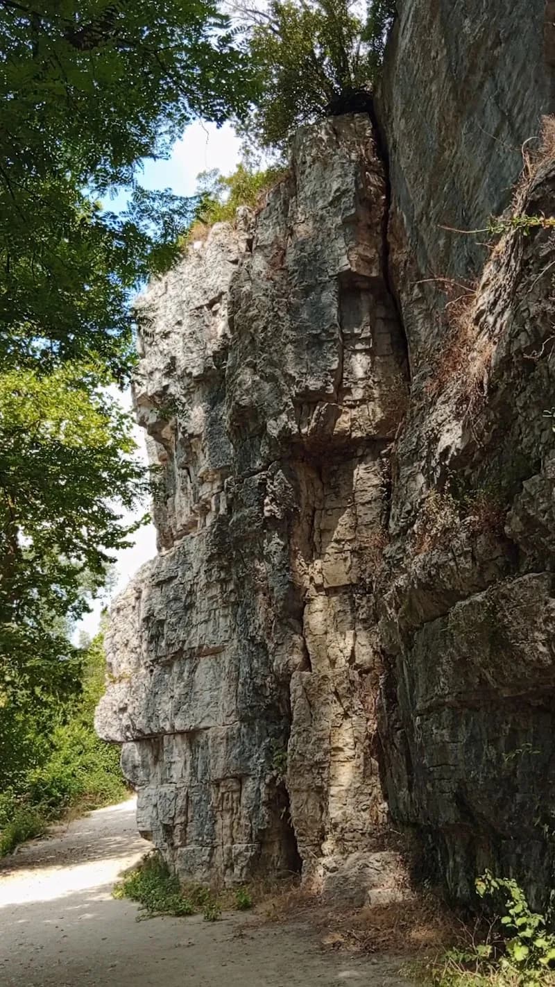 View of Les berges du Loup in Tourrettes-sur-Loup, PACA