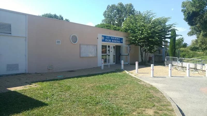 View of Les Tuilières Public Pool in Golfe-Juan, PACA