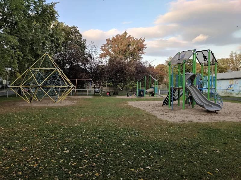 View of Lespérance Park in Saint-Lambert, QC
