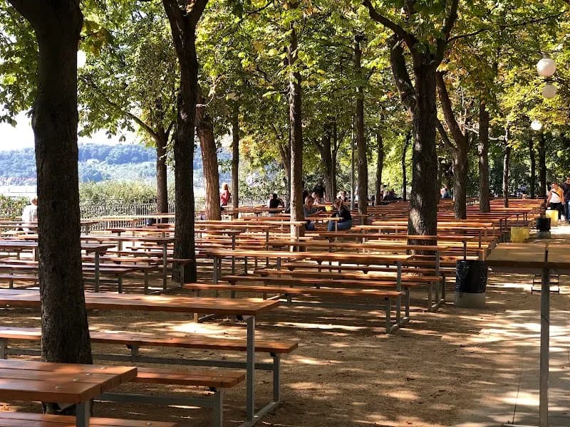 View of Letná Park (Letenské sady) in Holešovice, CZ