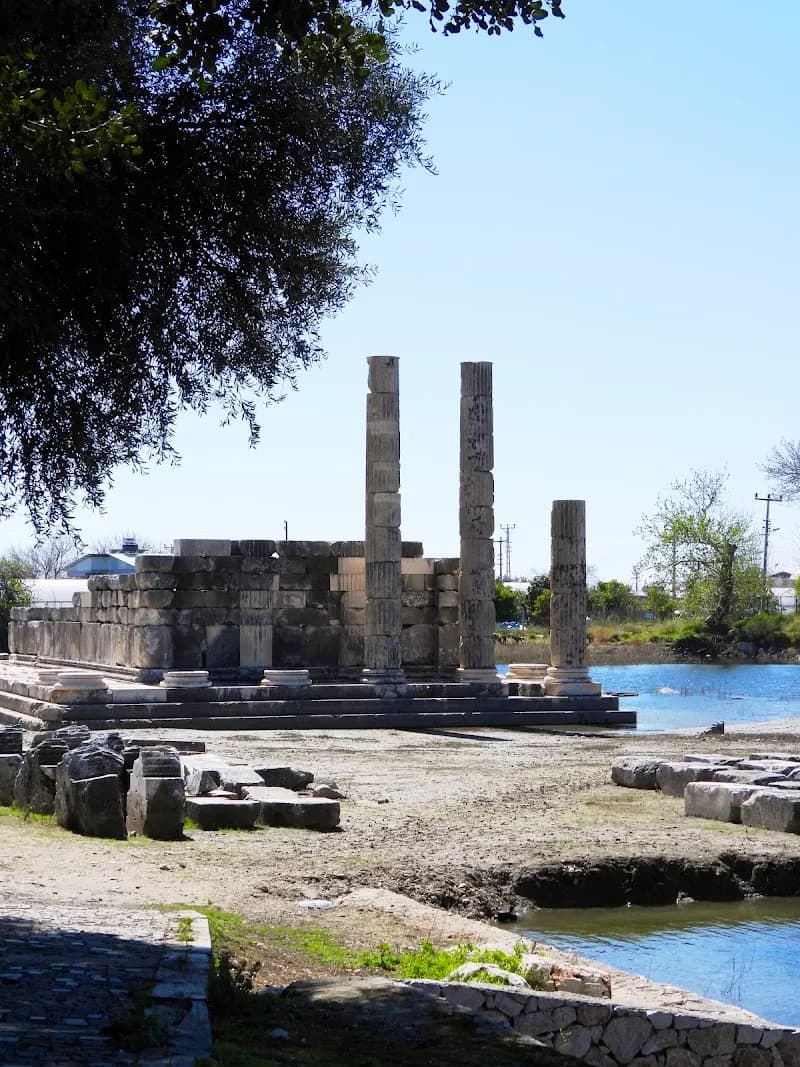 View of Letoon Sanctuary Place in Kalkan, Antalya
