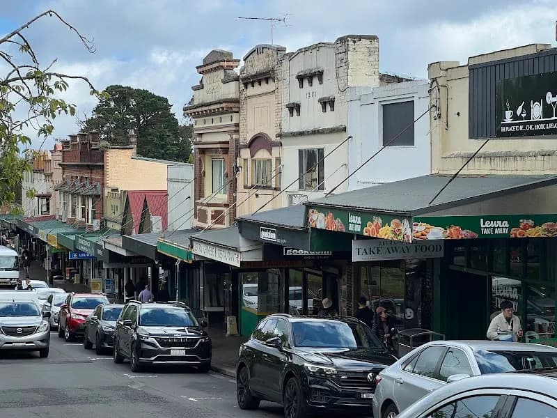 Leura Mall route in Blue Mountains, NSW
