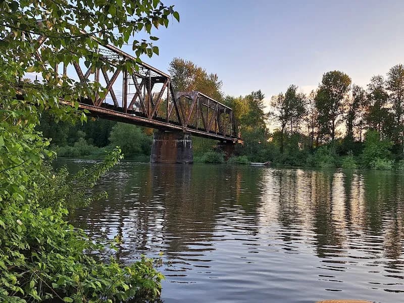 View of Lewis and Clark State Recreation Site in Troutdale, OR