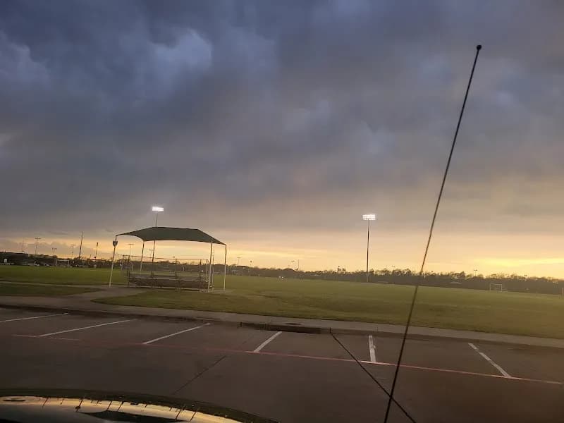 View of Lewisville Railroad Park in Lewisville, TX