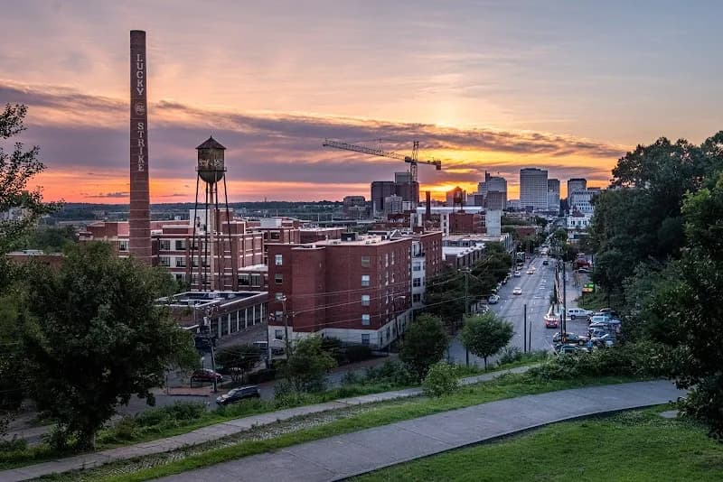 View of Libby Hill Park in Richmond, VA
