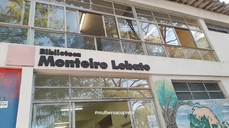 View of Library Monteiro Lobato in Guarulhos, SP