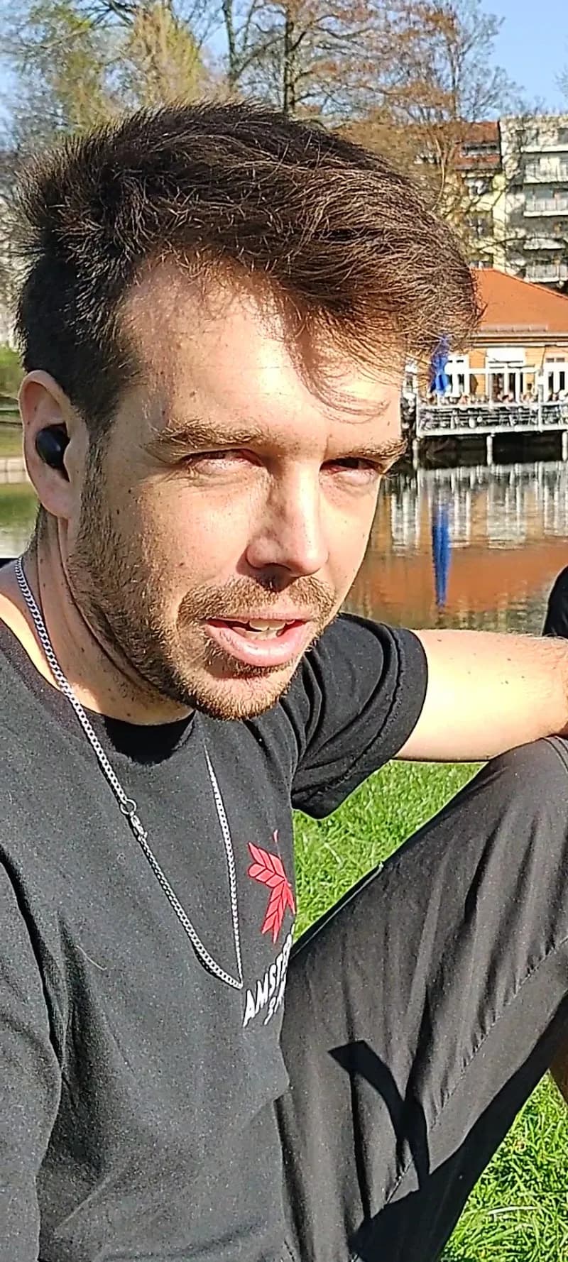 View of Lietzenseepark in Charlottenburg, BE