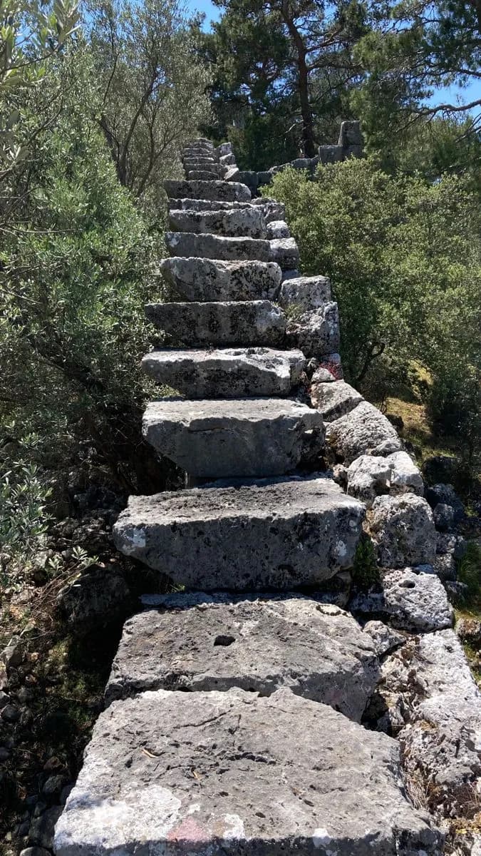View of Likya Yolu in Döşemealtı, Antalya