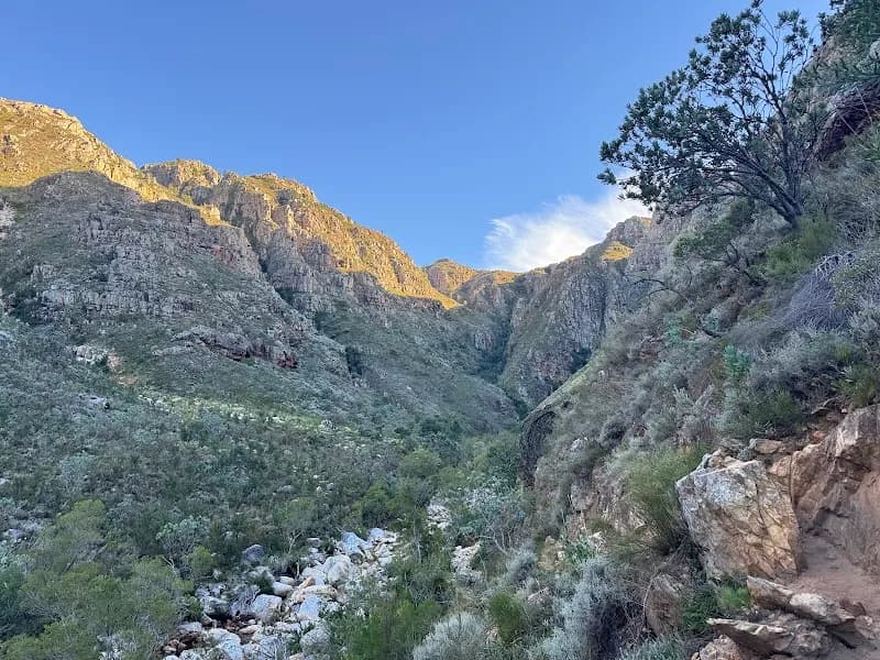 View of Limietberg Nature Reserve in Paarl, WC