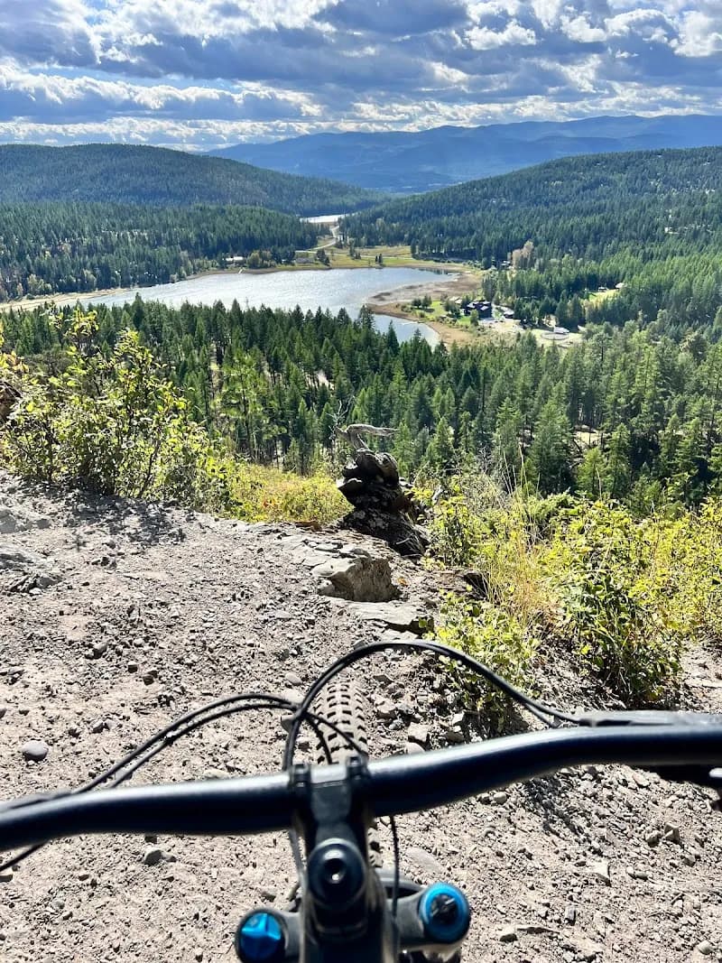 View of Lion Mtn Trailhead, Whitefish Trail in Whitefish, MT