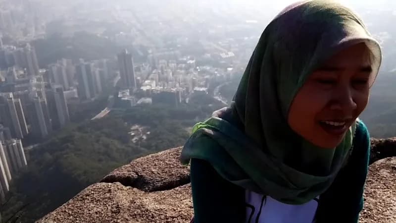 View of Lion Rock Country Park in Sha Tin, HK