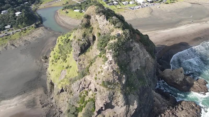 View of Lion Rock in Piha, AKL