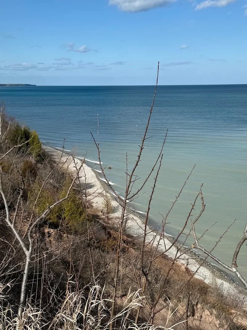 View of Lion's Den Gorge Nature Preserve in Cedarburg, WI