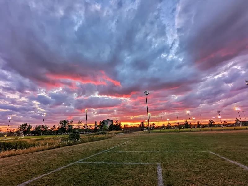 View of Lions Sports Park in Milton, ON